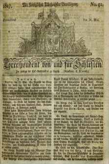 Correspondent von und fuer Schlesien. 1827, No. 42 (26 Mai)