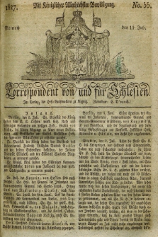 Correspondent von und fuer Schlesien. 1827, No. 55 (11 Juli) + dod.