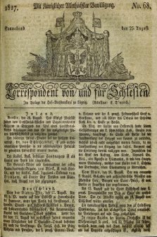 Correspondent von und fuer Schlesien. 1827, No. 68 (25 August)