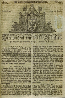 Correspondent von und fuer Schlesien. 1827, No. 90 (10 November)