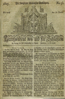 Correspondent von und fuer Schlesien. 1827, No. 95 (28 November) + dod.