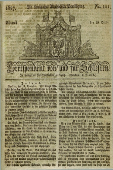 Correspondent von und fuer Schlesien. 1827, No. 101 (19 December) + dod.