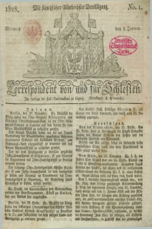 Correspondent von und fuer Schlesien. 1828, No. 1 (2 Januar) + dod.