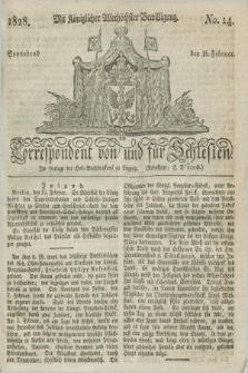 Correspondent von und fuer Schlesien. 1828, No. 14 (16 Februar)