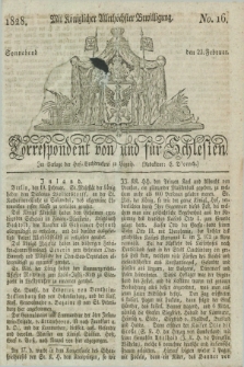 Correspondent von und fuer Schlesien. 1828, No. 16 (23 Februar)