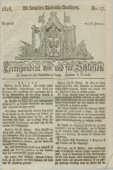 Correspondent von und fuer Schlesien. 1828, No. 17 (27 Februar) + dod.