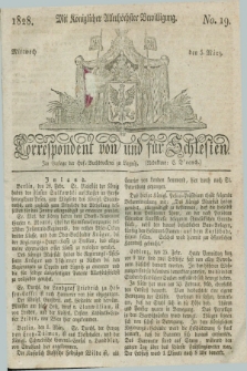 Correspondent von und fuer Schlesien. 1828, No. 19 (5 März) + dod.