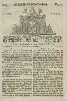 Correspondent von und fuer Schlesien. 1828, No. 20 (8 März) + dod.