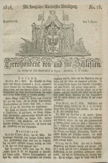 Correspondent von und fuer Schlesien. 1828, No. 28 (5 April)