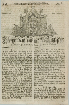Correspondent von und fuer Schlesien. 1828, No. 32 (19 April)