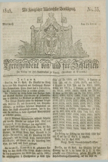 Correspondent von und fuer Schlesien. 1828, No. 33 (23 April) + dod.