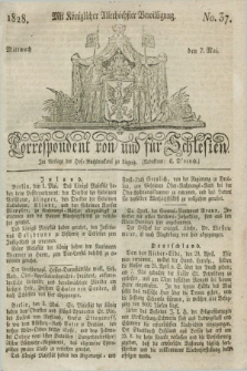 Correspondent von und fuer Schlesien. 1828, No. 37 (7 Mai) + dod.