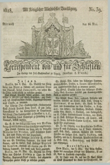 Correspondent von und fuer Schlesien. 1828, No. 39 (14 Mai) + dod.