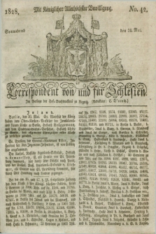 Correspondent von und fuer Schlesien. 1828, No. 42 (24 Mai)