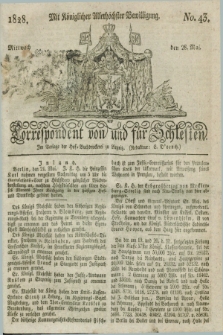 Correspondent von und fuer Schlesien. 1828, No. 43 (28 Mai) + dod.