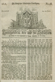 Correspondent von und fuer Schlesien. 1828, No. 48 (14 Juni)