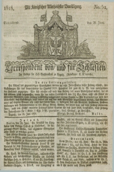 Correspondent von und fuer Schlesien. 1828, No. 52 (28 Juni)