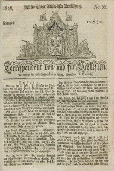 Correspondent von und fuer Schlesien. 1828, No. 55 (9 Juli) + dod.