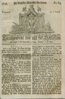 Correspondent von und fuer Schlesien. 1828, No. 64 (9 August)