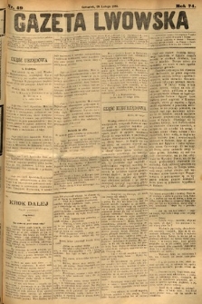 Gazeta Lwowska. 1884, nr 49