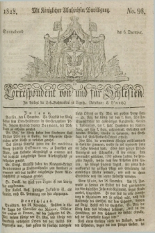 Correspondent von und fuer Schlesien. 1828, No. 98 (6 December)