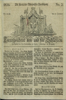 Correspondent von und für Schlesien. 1830, No. 2 (6 Januar) + dod.
