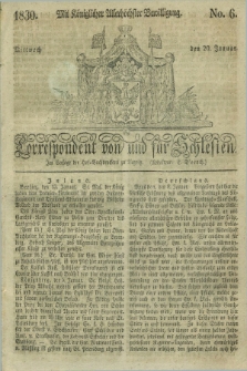 Correspondent von und fuer Schlesien. 1830, No. 6 (20 Januar) + dod.