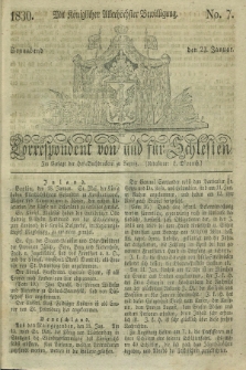 Correspondent von und fuer Schlesien. 1830, No. 7 (23 Januar)