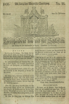 Correspondent von und fuer Schlesien. 1830, No. 16 (24 Februar) + dod.