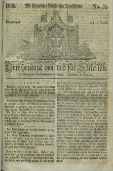 Correspondent von und fuer Schlesien. 1830, No. 31 (17 April)