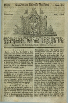 Correspondent von und fuer Schlesien. 1830, No. 39 (13 Mai)