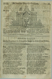 Correspondent von und fuer Schlesien. 1830, No. 46 (9 Juni) + dod.