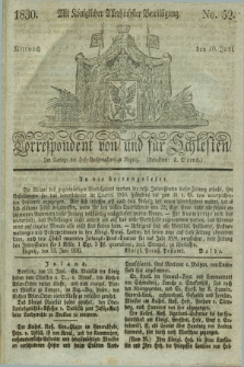Correspondent von und fuer Schlesien. 1830, No. 52 (30 Juni) + dod.