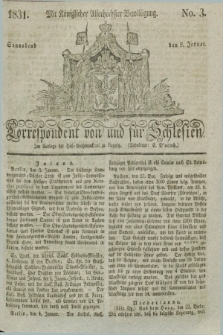 Correspondent von und fuer Schlesien. 1831, No. 3 (8 Januar)