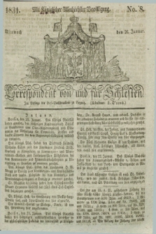 Correspondent von und fuer Schlesien. 1831, No. 8 (26 Januar) + dod.