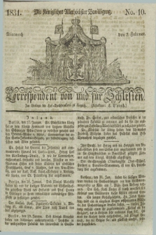 Correspondent von und fuer Schlesien. 1831, No. 10 (2 Februar) + dod.