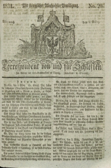 Correspondent von und fuer Schlesien. 1831, No. 20 (9 März) + dod.