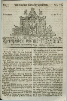 Correspondent von und fuer Schlesien. 1831, No. 21 (12 März)