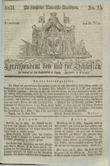 Correspondent von und fuer Schlesien. 1831, No. 25 (26 März)
