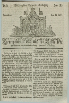 Correspondent von und fuer Schlesien. 1831, No. 33 (23 April)