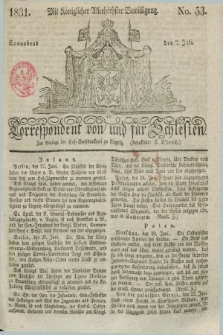 Correspondent von und fuer Schlesien. 1831, No. 53 (2 Juli)