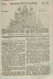 Correspondent von und fuer Schlesien. 1831, No. 57 (16 Juli)