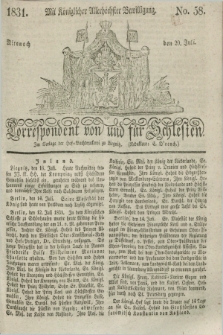 Correspondent von und fuer Schlesien. 1831, No. 58 (20 Juli) + dod.