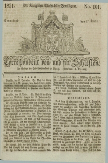 Correspondent von und fuer Schlesien. 1831, No. 101 (17 December)