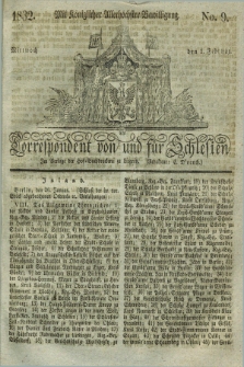 Correspondent von und fuer Schlesien. 1832, No. 9 (1 Februar) + dod.