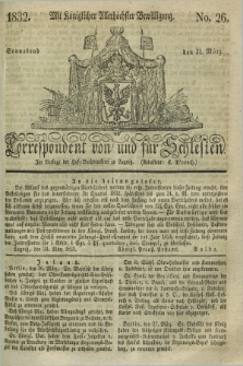 Correspondent von und fuer Schlesien. 1832, No. 26 (31 März)