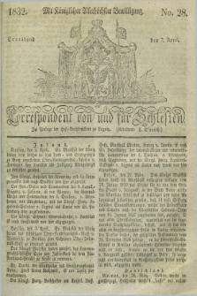 Correspondent von und fuer Schlesien. 1832, No. 28 (7 April)