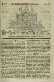 Correspondent von und fuer Schlesien. 1832, No. 32 (21 April)