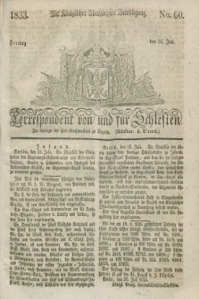 Correspondent von und fuer Schlesien. 1833, No. 60 (26 Juli) + dod.