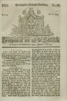 Correspondent von und fuer Schlesien. 1833, No. 66 (16 August)